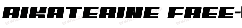 Aikaterine free字体转换